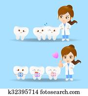 cartoon doctor dentist woman cartoon doctor dentist woman