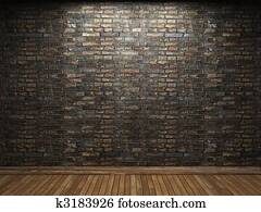 illuminated brick wall illuminated brick wall