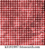 Red picnic fabric Red picnic fabric