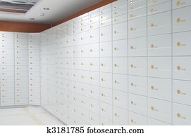 Safe deposit boxes