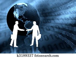 Virtual Business Handshake