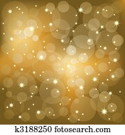 להתנצנץ, כוכבים, אור, רקע