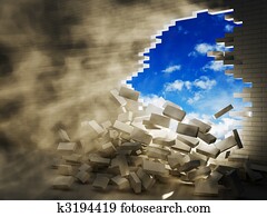 breaking wall breaking wall