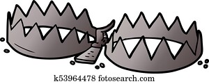 Bear Trap Vectors | Our Top 557 Bear Trap Clip Art | Fotosearch