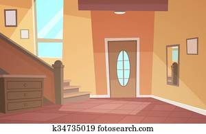 Hallway Clip Art | Our Top 1000+ Hallway Vectors | Fotosearch