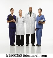 Medical healthcare workers.