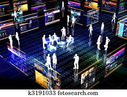 social, rede, online, comunidade