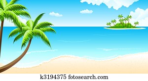 Tropical landscape Tropical landscape