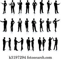 אנשים של עסק, צללית, נפלא, קבע