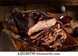 ביתי, עשן, צלה בקר, brisket