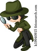 A smart young detective A smart young detective