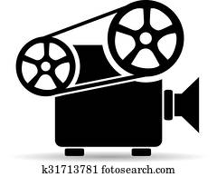 Cinema video projector icon Cinema video projector icon