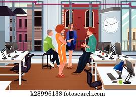 Informal Business Meeting in the Office