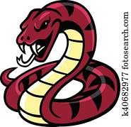 Snake Mascot Vector Snake Mascot Vector