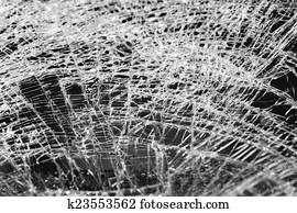 שבור, שימשה קידמית, במכונית, תאונה