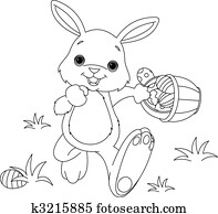 イースターうさぎ, 隠ぺい, 卵, 着色, ﾍﾟｰｼﾞ