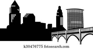 Cleveland Skyline Cleveland Skyline