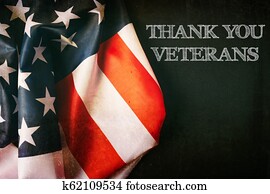 Happy Veterans Day with American flag Happy Veterans Day with American flag