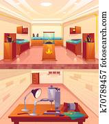 jewellery forretning, og, reparer butikk, kryss kapittel, utsikt