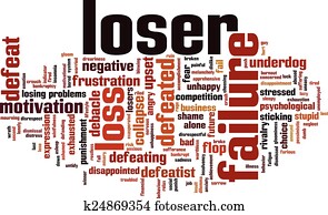 another word for loser
