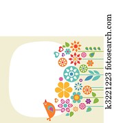 páscoa, cartão, modelo, -, 1