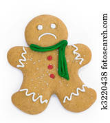 Sad gingerbread man Sad gingerbread man