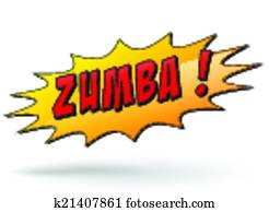 Vector zumba star Vector zumba star