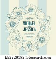 Bridal Shower invitation card. Bridal Shower invitation card.
