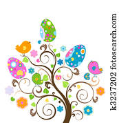 easter tree easter tree