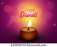 Greeting postcard of Diwali Greeting postcard of Diwali