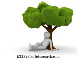 Under Tree Illustrations and Clipart. 1,181 under tree royalty free ...