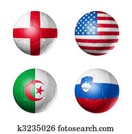 כדורגל, מונדיאל, קבץ, *c*, דגלים, ב, כדורים של כדורגל