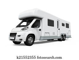 Camper Van Isolated Camper Van Isolated