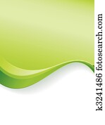 Green wave background template Green wave background template