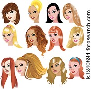 White Women Faces White Women Faces