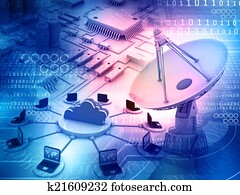 Information Technology background Information Technology background