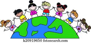 mixed ethnic children header banner