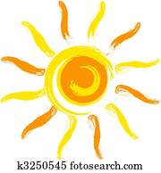 Vector sun Vector sun