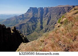 דראקאנסבארג, הרים