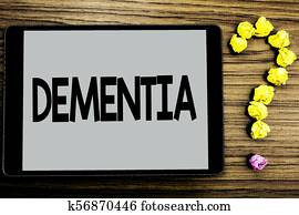 Writing term paper on dementia