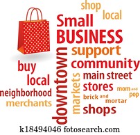 Small Business Shopping Bag Small Business Shopping Bag