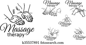 Therapeutic manual massage. Medical therapy Therapeutic manual massage. Medical therapy