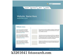 Web Site Template Vector Web Site Template Vector