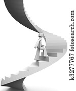 Destination to success of life concept