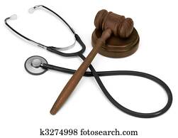gavel & stethescope gavel & stethescope