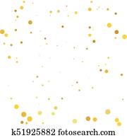 hintergrund, mit, goldenes, glitter,, confetti., gold, polka, dots,, circles,, round., hell, festive,, fest, muster, vektor, abbildung hintergrund, mit, goldenes, glitter,, confetti., gold, polka, dots,, circles,, round., hell, festive,, fest, muster, vektor, abbildung