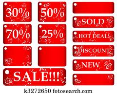 rød, blomstrede, afsætningen, tags