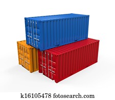 Stacked Shipping Container Stacked Shipping Container