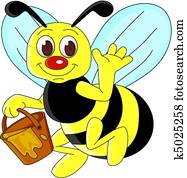 דבורה, ציור היתולי