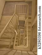 feuerflucht, treppenhaus